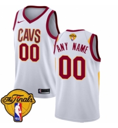Women's Nike Cleveland Cavaliers Customized Swingman White 2018 NBA Finals Bound NBA Jersey - Association Edition