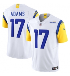 Men's Los Angeles Rams #17 Davante Adams White 2024 F.U.S.E. Vapor Untouchable Limited Football Stitched Jersey