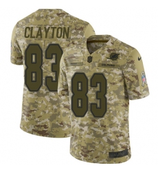 Men's Nike Miami Dolphins #83 Mark Clayton Limited Camo 2018 Salute to Service NFL Jersey