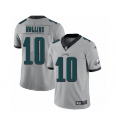 Women's Philadelphia Eagles #10 Mack Hollins Limited Silver Inverted Legend Football Jersey