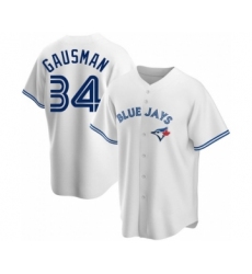 MEN'S TORONTO BLUE JAYS #34 KEVIN GAUSMAN WHITE HOME JERSEY