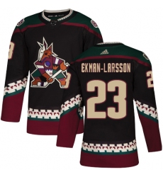 Youth Adidas Arizona Coyotes #23 Oliver Ekman-Larsson Premier Black Alternate NHL Jersey