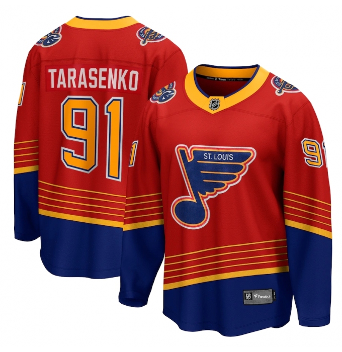 Men's St. Louis Blues #91 Vladimir Tarasenko Fanatics Branded Red 2020-21 Special Edition Breakaway Player Jersey