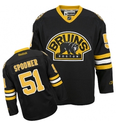 Youth Reebok Boston Bruins #51 Ryan Spooner Authentic Black Third NHL Jersey