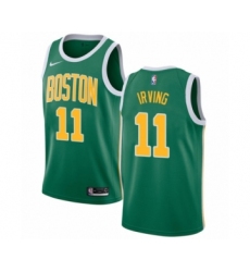 Youth Nike Boston Celtics #11 Kyrie Irving Green Swingman Jersey - Earned Edition