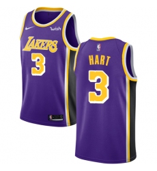 Men's Nike Los Angeles Lakers #3 Josh Hart Swingman Purple NBA Jersey - Statement Edition