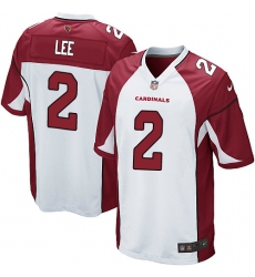 Men's Nike Arizona Cardinals #2 Andy Lee Game White NFL Jersey
