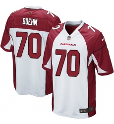 Men's Nike Arizona Cardinals #70 Evan Boehm Game White NFL Jersey