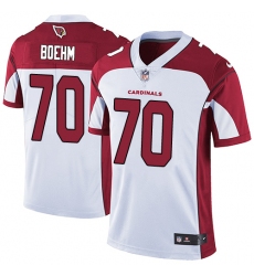 Men's Nike Arizona Cardinals #70 Evan Boehm White Vapor Untouchable Limited Player NFL Jersey