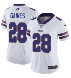 Women's Nike Buffalo Bills #28 E.J. Gaines White Vapor Untouchable Elite Player NFL Jersey