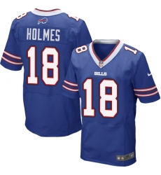 Men's Nike Buffalo Bills #18 Andre Holmes Elite Royal Blue Team Color NFL Jersey