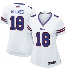 Women's Nike Buffalo Bills #18 Andre Holmes Game White NFL Jersey