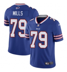 Youth Nike Buffalo Bills #79 Jordan Mills Royal Blue Team Color Vapor Untouchable Elite Player NFL Jersey
