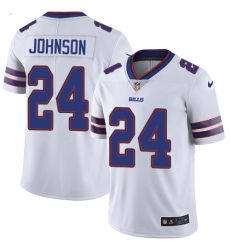 Youth Nike Buffalo Bills #24 Leonard Johnson White Vapor Untouchable Limited Player NFL Jersey