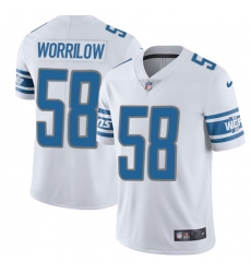 Youth Nike Detroit Lions #58 Paul Worrilow White Vapor Untouchable Elite Player NFL Jersey