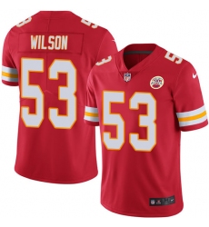 Men's Nike Kansas City Chiefs #53 Ramik Wilson Red Team Color Vapor Untouchable Limited Player NFL Jersey