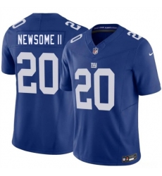 Men's New York Giants #20 Greg Newsome II Blue 2026 F.U.S.E. Vapor Untouchable Limited Football Stitched Jersey
