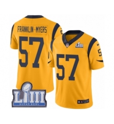Youth Nike Los Angeles Rams #58 Cory Littleton Limited Olive 2017 Salute to Service Super Bowl LIII Bound NFL Jersey