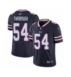 Men's Buffalo Bills #54 Eddie Yarbrough Limited Navy Blue Inverted Legend Football Jersey