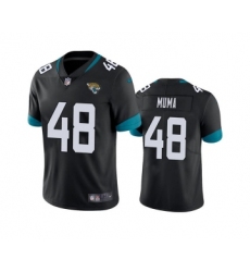 Men's Jacksonville Jaguars #48 Chad Muma Black Vapor Untouchable Limited Stitched Jersey