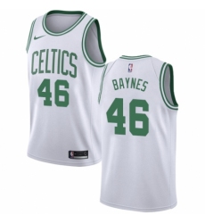 Men's Nike Boston Celtics #46 Aron Baynes Authentic White NBA Jersey - Association Edition