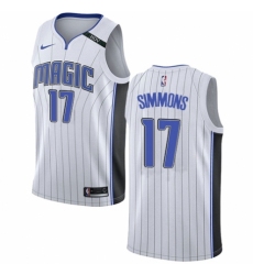 Men's Nike Orlando Magic #17 Jonathon Simmons Swingman NBA Jersey - Association Edition