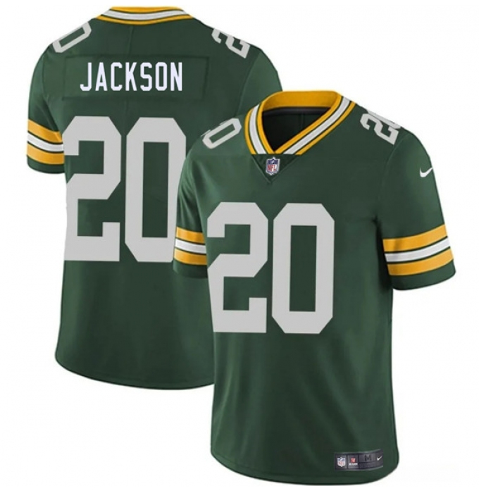 Men's Green Bay Packers #20 Domani Jackson Green 2026 Vapor Untouchable Limited Football Stitched Jersey