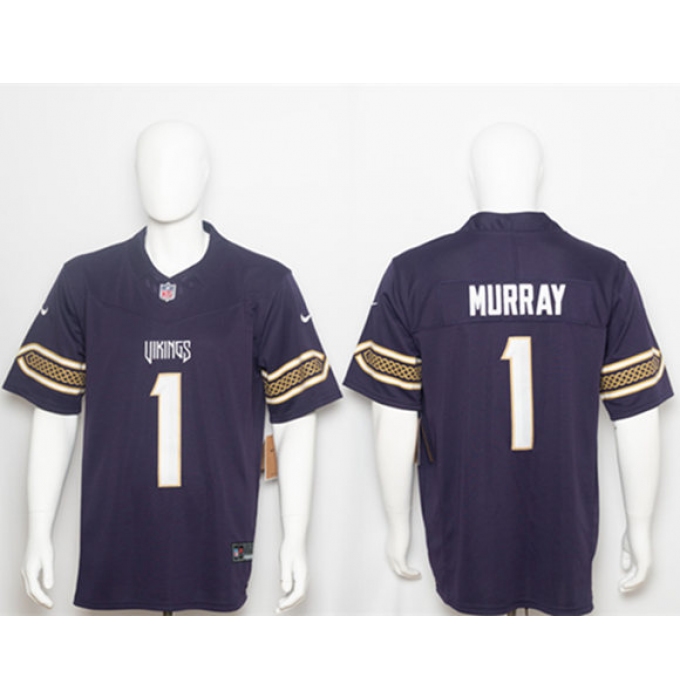 Men's Minnesota Vikings #1 Kyler Murray Deep Purple 2026 F.U.S.E. Rivalries Collection Limited Football Stitched Jersey