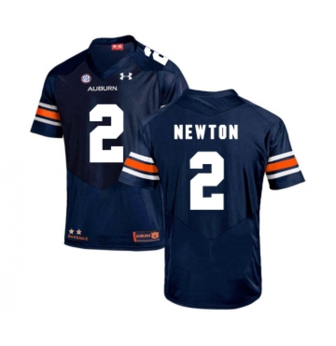 Auburn Tigers 2 Cam Newton Navy College Football Jersey