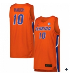 Men's Florida Gators #10 Thomas Haugh Orange Limited College Basketball Jersey