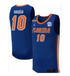 Men's Florida Gators #10 Thomas Haugh Royal Limited College Basketball Jersey