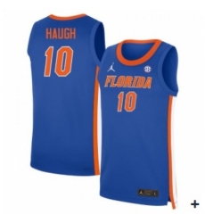 Men's Florida Gators #10 Thomas Haugh Royal Limited College Basketball Jerseys