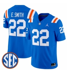 Men's Florida Gators #22 Emmitt Smith Royal 1960s Throwback F U S E Vapor Limited Stitched Football Jersey