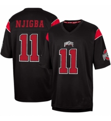 Men's Ohio State Buckeyes #11 Jaxon Smith Njigba Black Colosseum Fashion Stitched Jersey