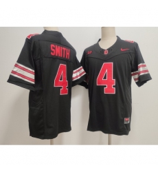 Men's Ohio State Buckeyes #4 Jeremiah Smith Black F U S E Limited Stitched Jersey