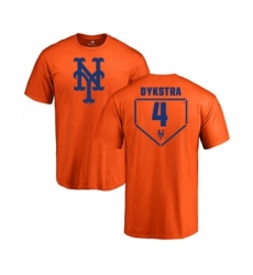 MLB Nike New York Mets #4 Lenny Dykstra Orange RBI T-Shirt