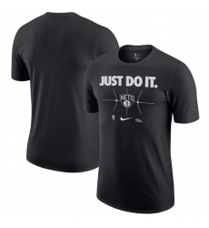 Men's Brooklyn Nets Black Just Do It T-Shirt