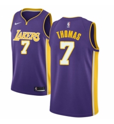 Women's Nike Los Angeles Lakers #7 Isaiah Thomas Authentic Purple NBA Jersey - Icon Edition