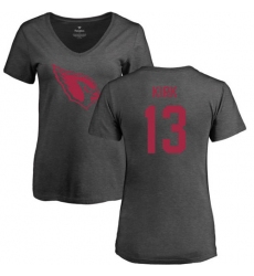 NFL Women's Nike Arizona Cardinals #13 Christian Kirk Ash One Color T-Shirt
