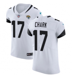 Men's Nike Jacksonville Jaguars #17 DJ Chark White Vapor Untouchable Elite Player NFL Jersey