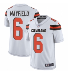 Youth Nike Cleveland Browns #6 Baker Mayfield White Vapor Untouchable Elite Player NFL Jersey