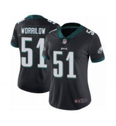 Women's Philadelphia Eagles #51 Paul Worrilow Black Alternate Vapor Untouchable Limited Player Football Jersey