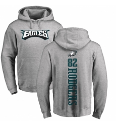 Nike Philadelphia Eagles #82 Richard Rodgers Ash Backer Pullover Hoodie