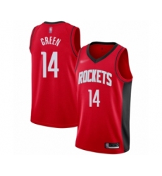Women's Houston Rockets #14 Gerald Green Swingman Red Finished Basketball Jersey - Icon Edition