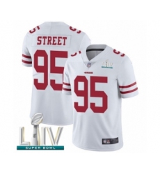 Youth San Francisco 49ers #95 Kentavius Street White Vapor Untouchable Limited Player Super Bowl LIV Bound Football Jersey