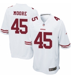 Men's Nike San Francisco 49ers #45 Tarvarius Moore Game White NFL Jersey