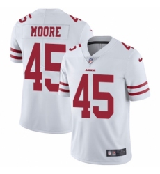Youth Nike San Francisco 49ers #45 Tarvarius Moore White Vapor Untouchable Elite Player NFL Jersey