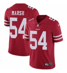 Youth Nike San Francisco 49ers #54 Cassius Marsh Red Team Color Vapor Untouchable Elite Player NFL Jersey