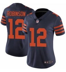 Women's Nike Chicago Bears #12 Allen Robinson Navy Blue Alternate Vapor Untouchable Elite Player NFL Jersey