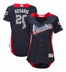 Women's Majestic Minnesota Twins #20 Eddie Rosario Game Navy Blue American League 2018 MLB All-Star MLB Jersey